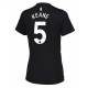 Everton Michael Keane #5 Replike Rezervni Dres za Ženska 2025-26 Kratak Rukav